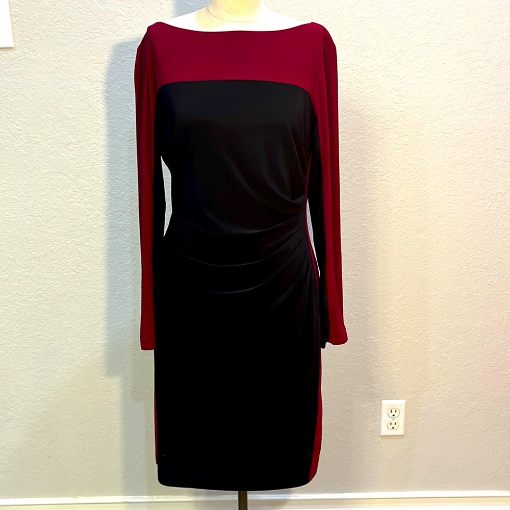 Lauren Ralph Lauren red and black dress